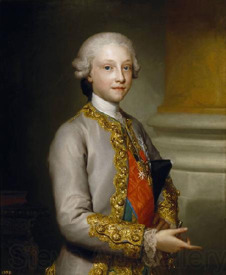 Anton Raphael Mengs Portrait of the Infante Gabriel of Spain France oil painting art